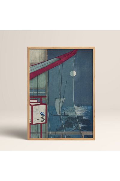 HOMEPACK Κορνίζα Μονό Πίνακα Sailboat Series Classic Poster Painting TK/116