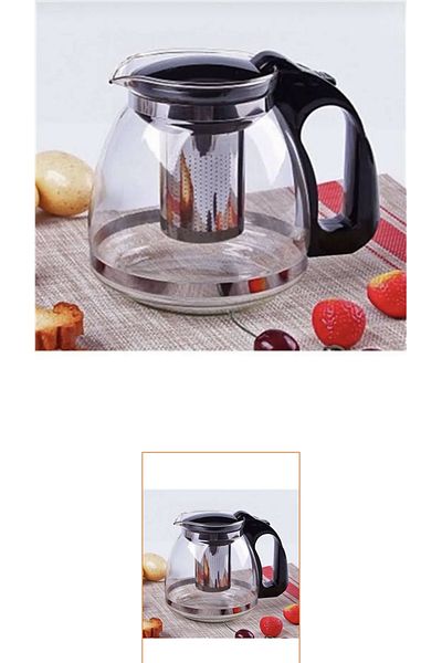 La Push Concept 1250 Ml Ellipse Teapot with Strainer Tea Coffee Herbal Tea Infuser