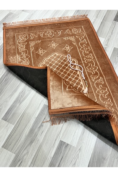 AYHANHOME Luxury Thick Soft Plush Gift Dowry Prayer Rug Prayer Beads with Anti-Slip Base Feature