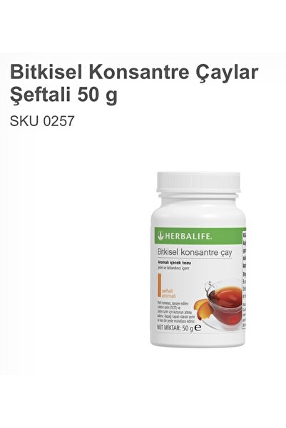 Herbalife şeftalili 50 gr bitkisel çay