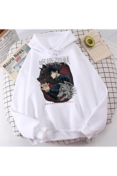 Vordevia Jujutsu Kaisen Sa kapuljačom Hoodie MD24