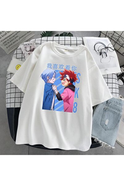 Vordevia Унісекс Чорна скейтборд-футболка Anime Sonsuzluk m106