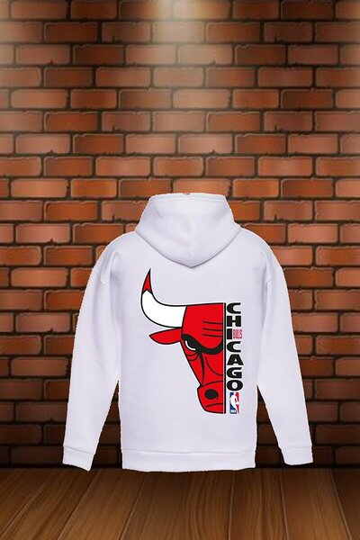 Vordevia Hanorac cu glugă cu imprimeu pe spate pentru baschet 3