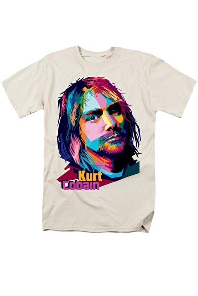 Vordevia Чоловіча футболка з принтом Нірвана Курт Кобейн