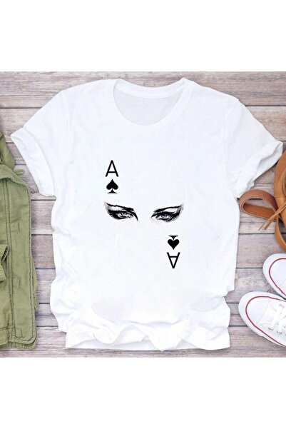 Vordevia Karte za igranje, as, unisex majice mod48