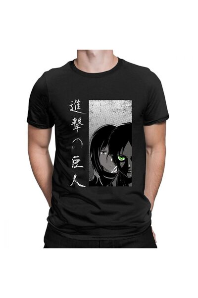 Vordevia Anime Attack on Titan T-shirt muški model771