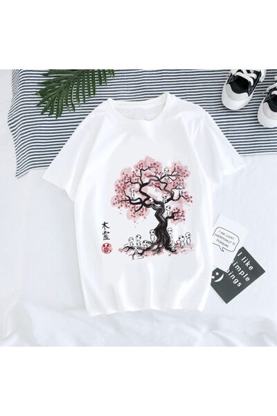 Vordevia Unisex Totoro studio Ghibli Goth T-shirt Model93