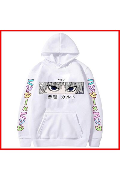 Vordevia Hunter X Hunter Gon Eyes Sa kapuljačom Dukserica Killua