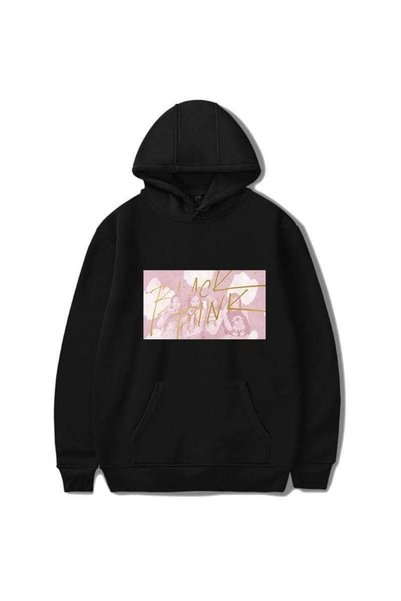 Vordevia Unisex BLACKPINK majica sa kapuljačom Model52