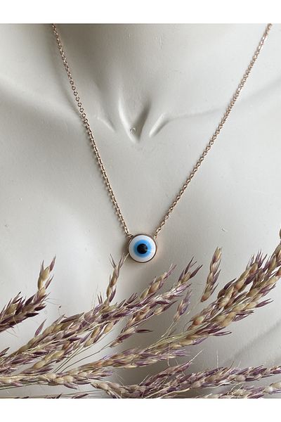 Lucios Evil Eye Stainless steel necklace 47 cm