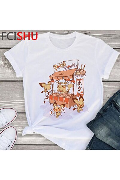 Vordevia Pikachu Pokemon Anime T-shirt Model477