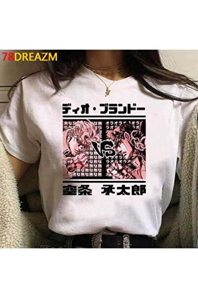 Vordevia Japanska anime serija Jojo Bizarre Adventure T-shirt Model444