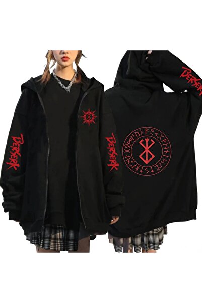 Vordevia Berserk anime hoodie sa rajsferšlusom model 105