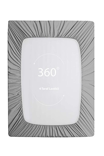 Lux Touch Cotton Fitted Sare Single/Double Combed Bed Sheet - Elastic