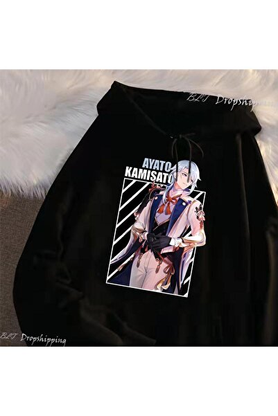 Vordevia Genshin Impact Sa kapuljačom Kamisato Ayato mod8