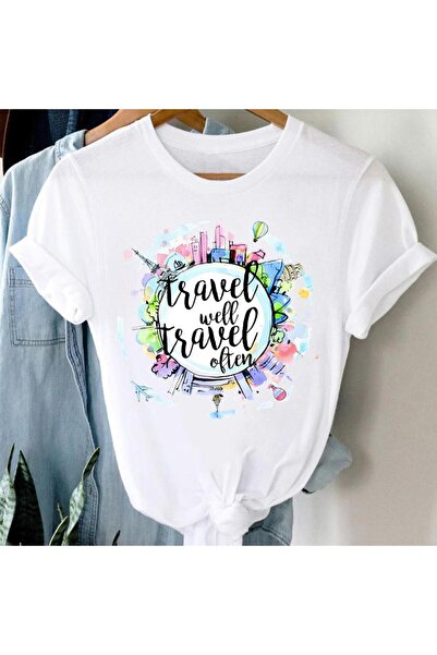 Vordevia Μόδα μπλουζάκι με στάμπα ζώων mod95