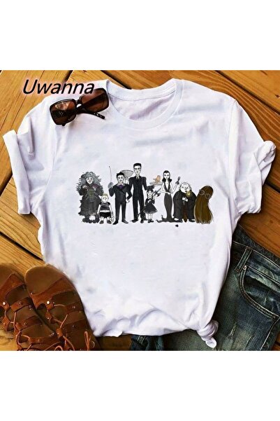 Vordevia Wednesday Addams modna majica kratkih rukava T-shirt Mod53
