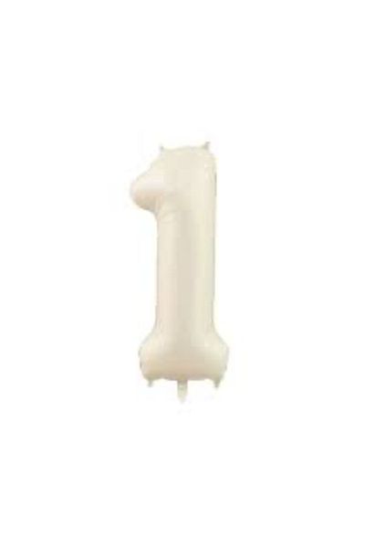 Çemrek Süs Parti Cream Foil 1 Balloon 34 inch 80 cm