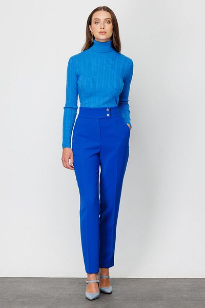 Ekol High Waist Buttoned Trousers