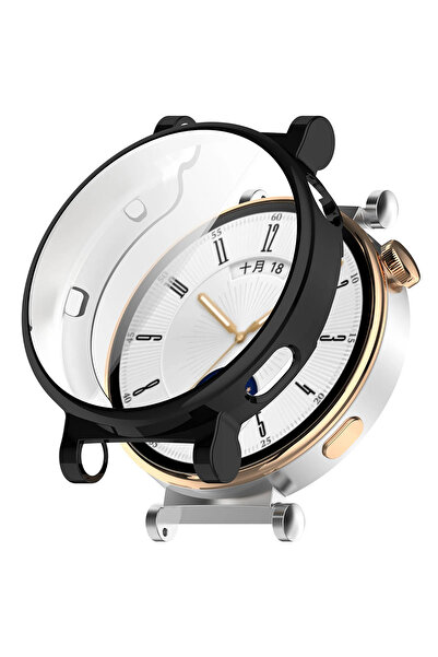 Tagomoon Huawei Watch GT4 41mm Uyumlu Kasa ve Ekran Koruyucu 360 Tam Koruma S...
