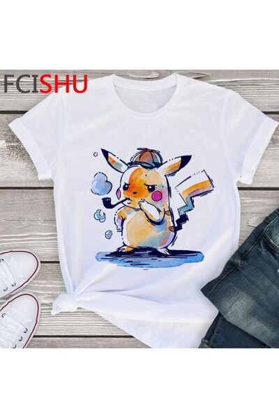 Vordevia Pikachu Pokemon Anime T-shirt Model469