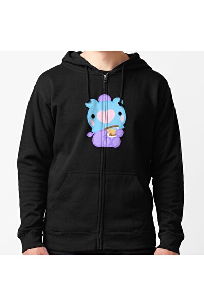 Vordevia BT21 lik Chibi Mang jakna sa kapuljačom i rajsferšlusom