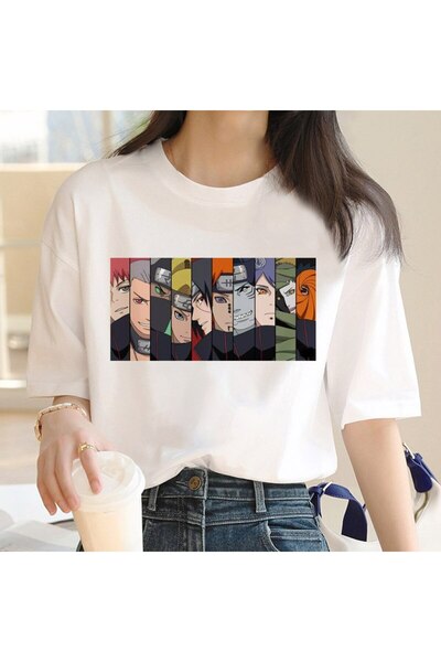 Vordevia Anime Naruto Kakashi Grafika T-shirt Mod791