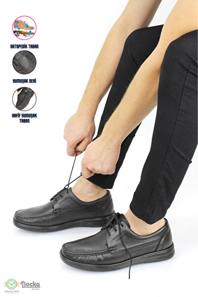 Forelli Erkek Yumuşak Hakiki Deri Ortopedik Günlük Ayakkabı