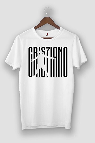 Vordevia Tricou alb unisex Ronaldo Cr7 Tricou Vip Design