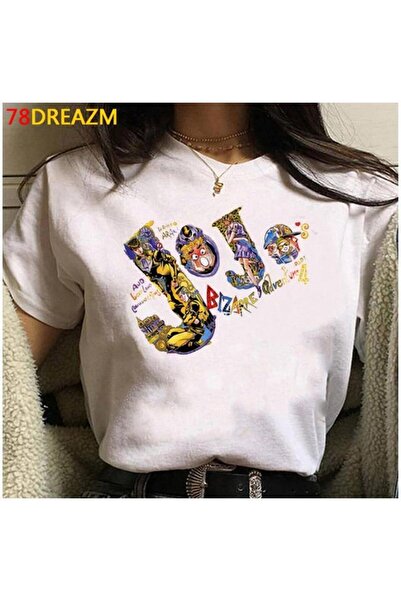 Vordevia Japanska anime serija Jojo Bizarre Adventure T-shirt Model449