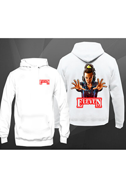 Vordevia Unisex Eleven Stranger Things bele dukseve