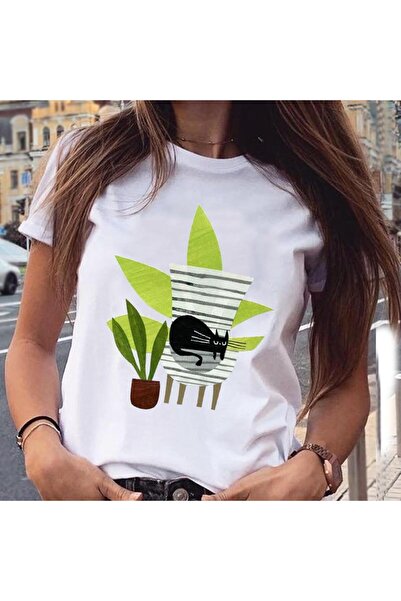 Vordevia Γυναικείο μπλουζάκι με γραφικά στυλ ζώων Model485