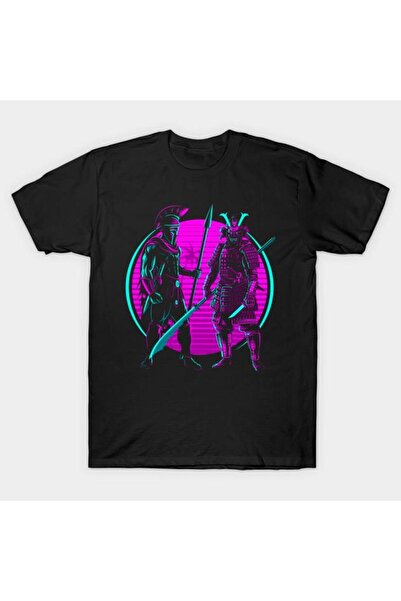 Vordevia Spartan protiv Samuraja Crna Edicija T-shirt