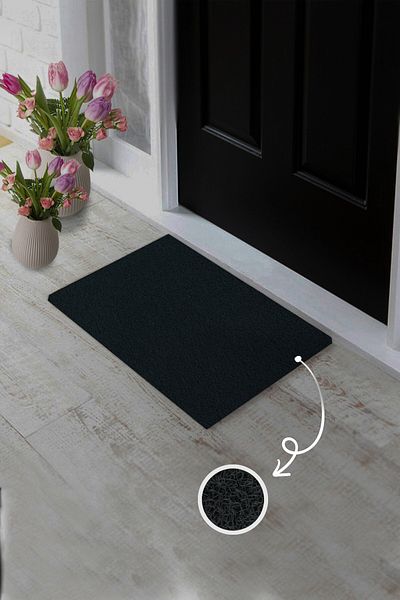 Pratixstore Versatile and Absorbent Curly Doormat – Perfect for Doormats, Doormats, and More.