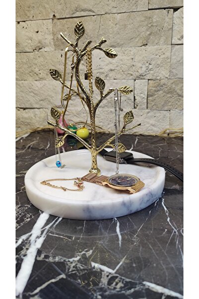 Marblecenter Mermer Takılık Takı Standı Organizer Dekoratif