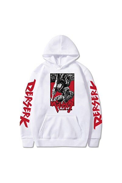 Vordevia Hanorac cu glugă cu fermoar Berserk Mod465