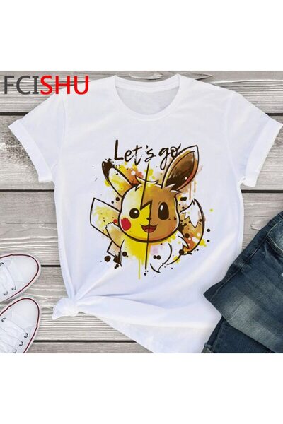 Vordevia Pikachu Pokemon Anime T-shirt Model470