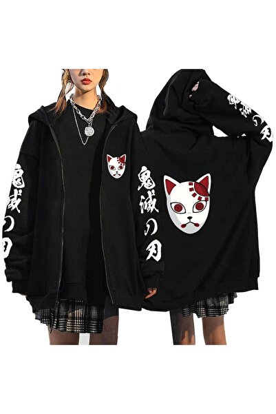 Vordevia Unisex dukserica sa patentnim zatvaračem Anime Demon Cleaver Slayer ...
