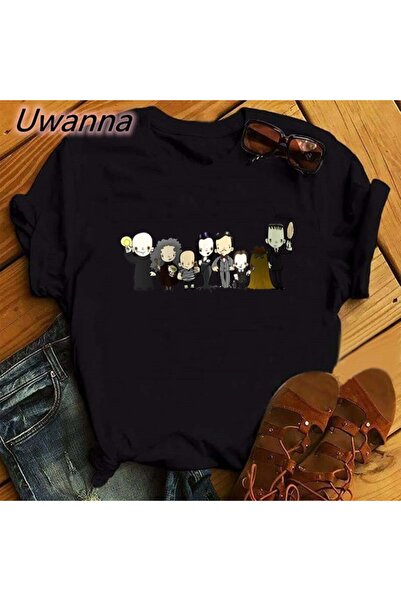 Vordevia Wednesday Addams modna majica kratkih rukava T-shirt Mod50