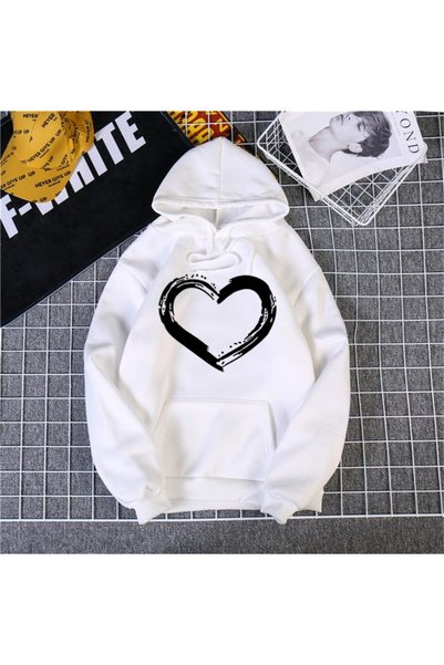 Vordevia Hoodie sa printom srca Model690