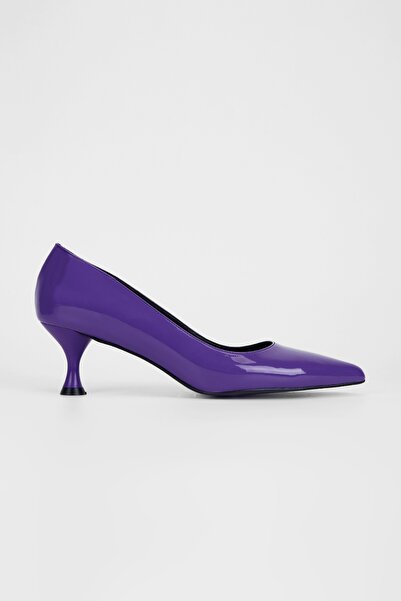 Valmenti Kadın Mor Rgn Vegan Topuklu Ayakkabı