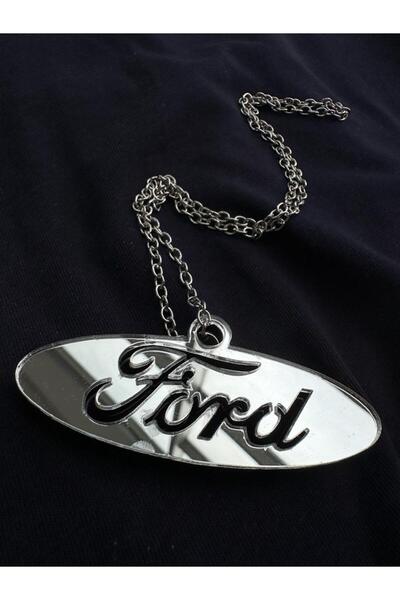 Genel Markalar Ford Araba Dikiz Aynası Süsü Ford Logosu KROM Pleksi araba dekorasyonu