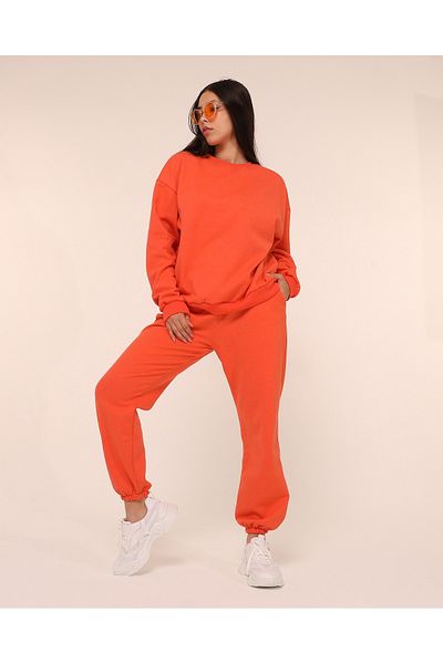 LACASE Σετ φόρμας Oversize Crew Neck με 3 νήματα