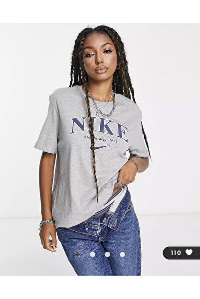 Nike Спортивний одяг Phoenix Printed Boyfriend Short-Sleeve Kadın Tişört