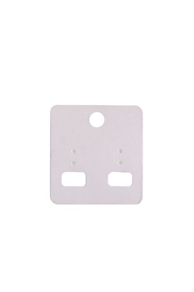 Protec Matbaa Jewelry Earring Card White 100 Pieces