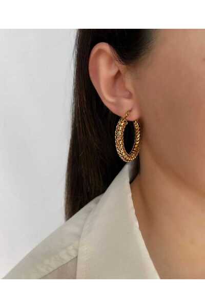 FLARF أقراط دائرية من الفولاذ