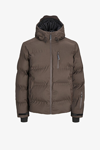 Jack & Jones Ανδρικό καφέ παλτό Jcosweep 12238998-Καφέ