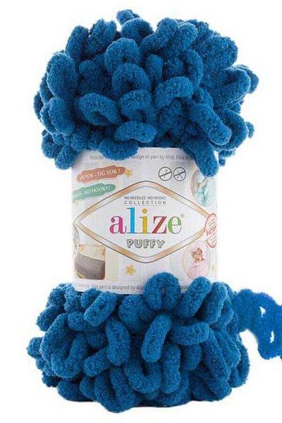 Alize ALİZE PUFFY 100 GR ΜΟΝΟ 646 ΝΕΟ ΛΟΥΡΙ