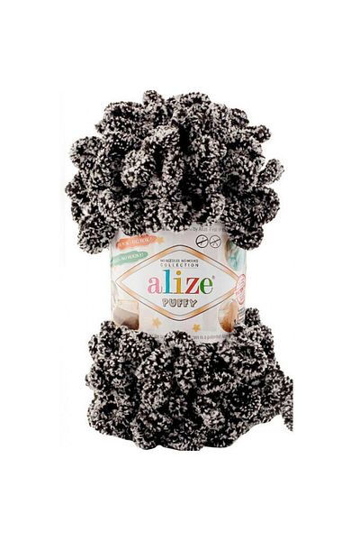 Alize 100 γραμμάρια μονό Alize Puffy - 799 Panda Leopard Pattern