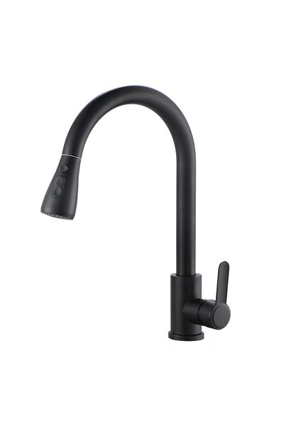 Boheme Black Spiral Sink Faucet